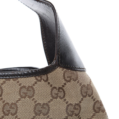 Gucci Monogram Web Jackie O Hobo Dark Brown 12 of 17