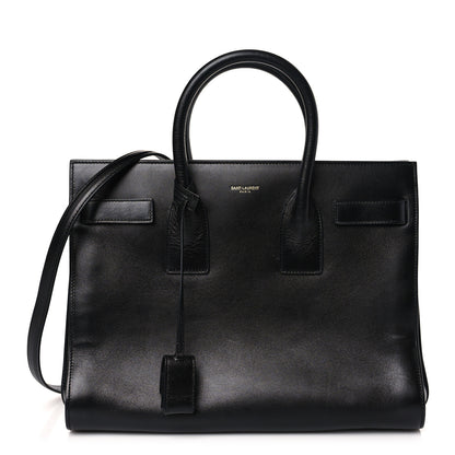 Saint Laurent Smooth Calfskin Small Sac De Jour Black 1 of 9