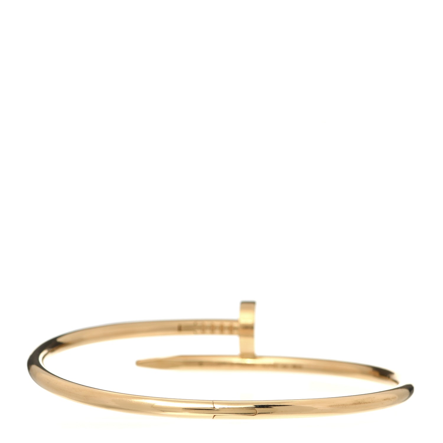 Cartier 18K Yellow Gold Juste Un Clou Bracelet 19 3 of 6