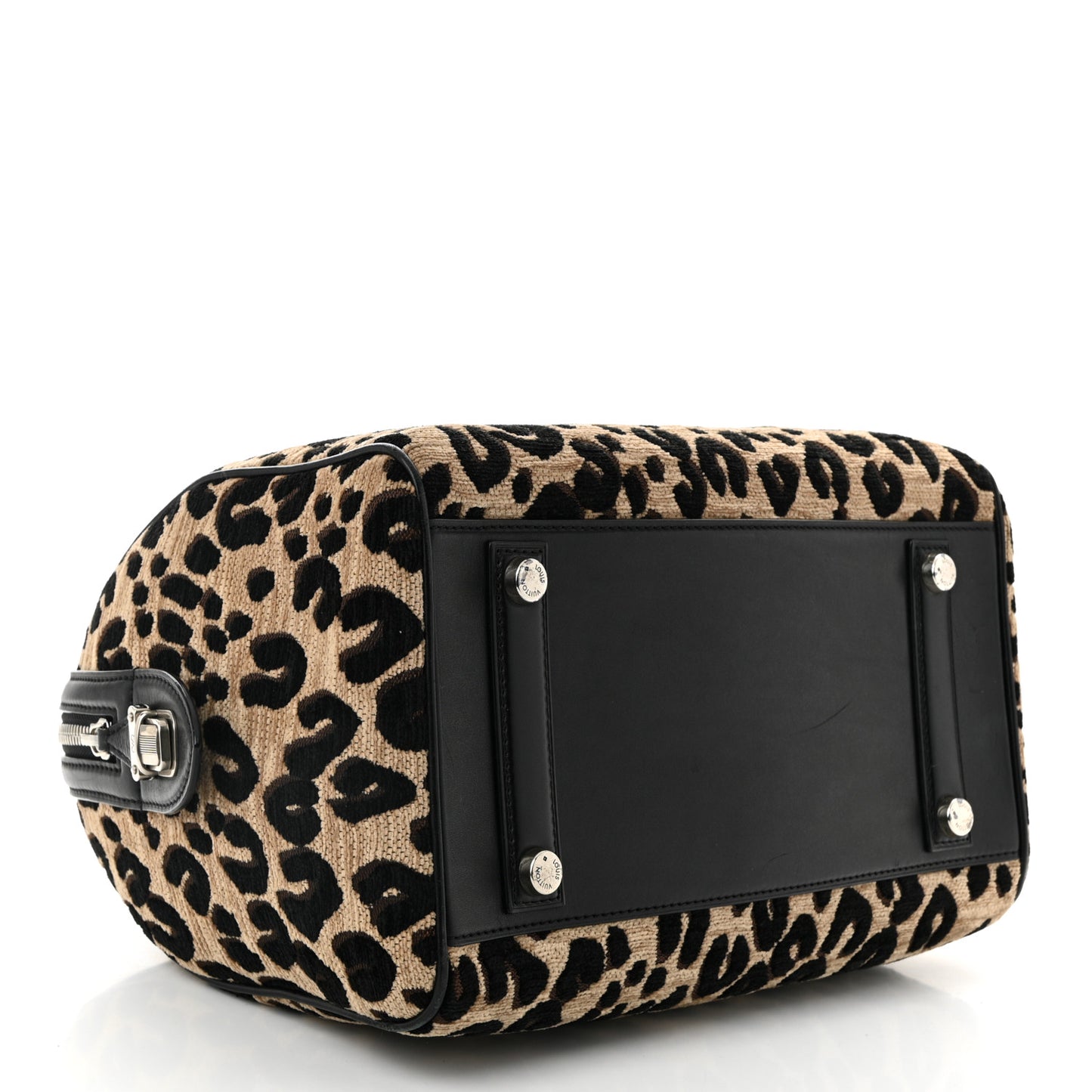 Jacquard Velvet Leopard Print Stephen Sprouse Speedy