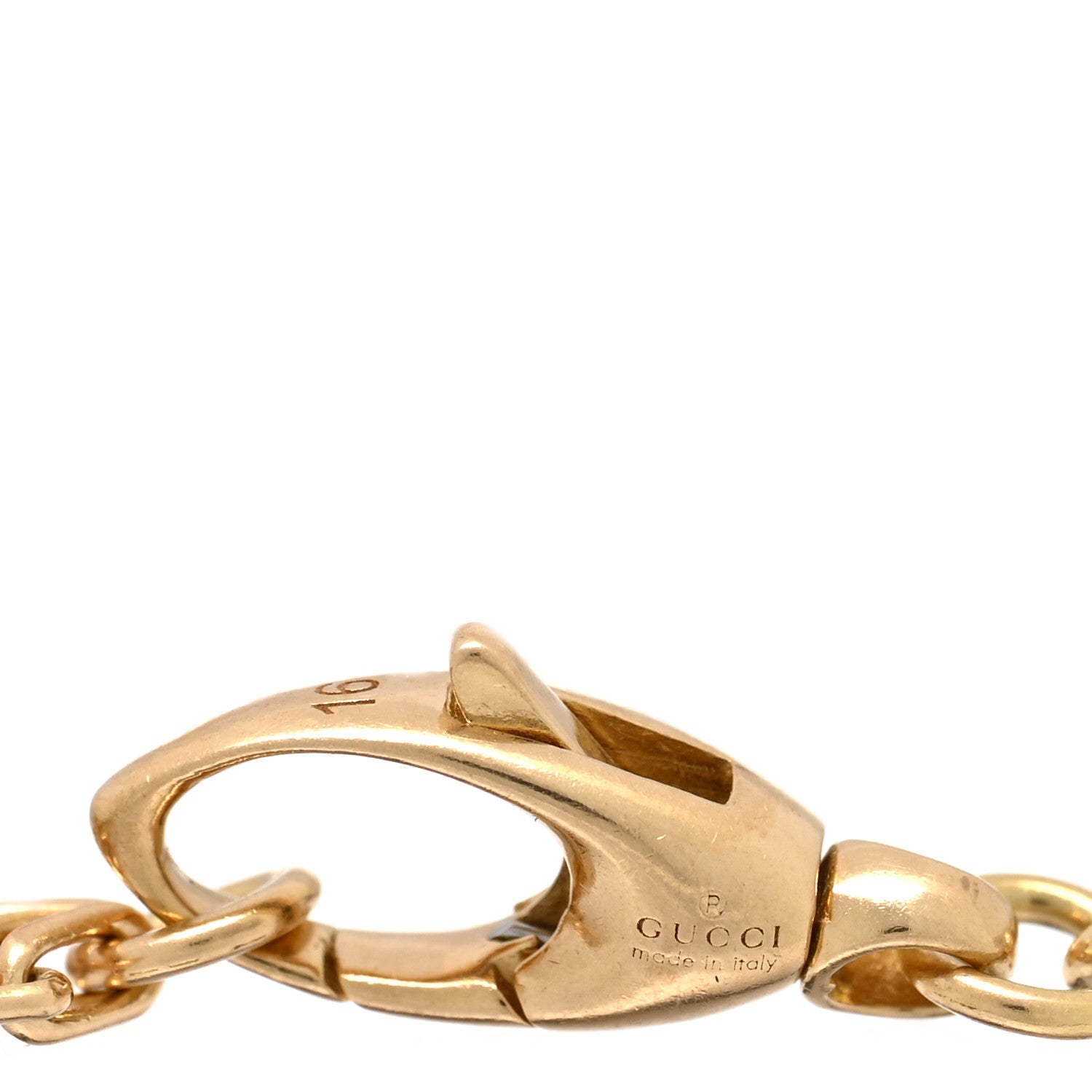 Gucci 18K Yellow Gold Interlocking G Chain Bracelet 3 of 4