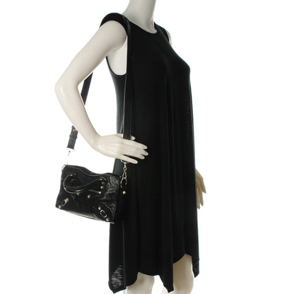 Balenciaga Agneau Giant 12 Silver Hardware Mini City Black 2 of 8
