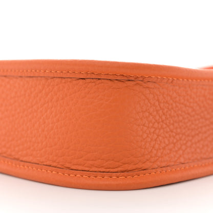 Hermes Taurillon Clemence Evelyne TPM Orange 10 of 11
