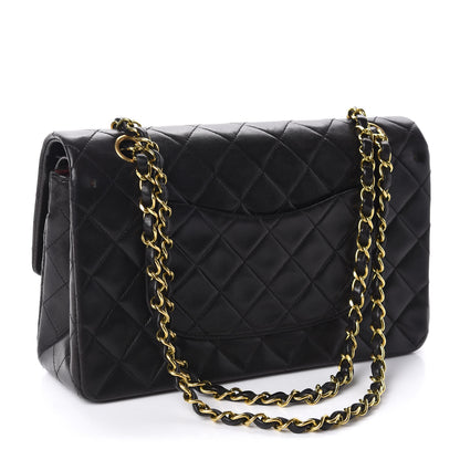 Chanel Lambskin Quilted Medium Double Flap Black 3 of 11