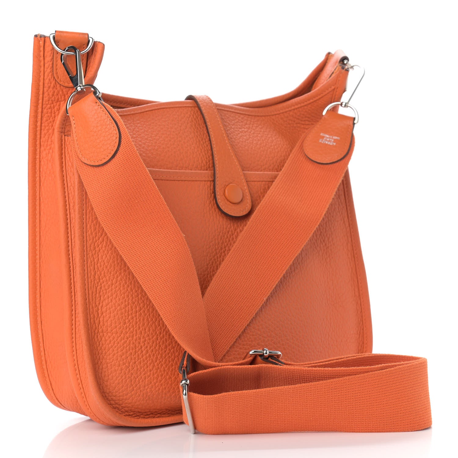 Hermes Taurillon Clemence Evelyne III PM Orange 3 of 12
