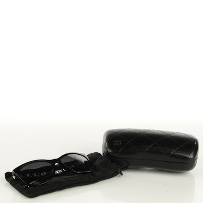 Chanel Cat Eye Chain Sunglasses 5260-Q Black 6 of 6