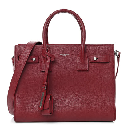 Saint Laurent Grained Calfskin Nano Sac De Jour Souple Palissandre 1 of 11