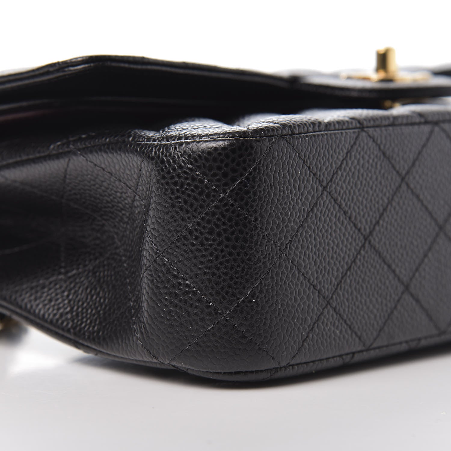 Chanel Caviar Quilted Medium Double Flap Black 8 of 11