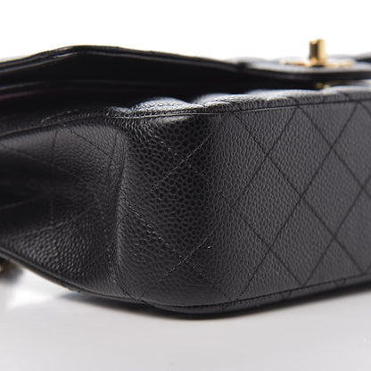 Chanel Caviar Quilted Medium Double Flap Black 8 of 11
