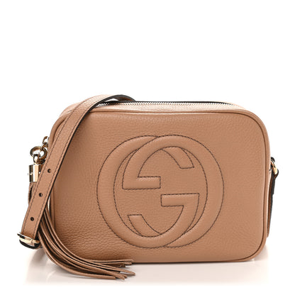 Gucci Pebbled Calfskin Small Soho Disco Bag Camelia 1 of 10