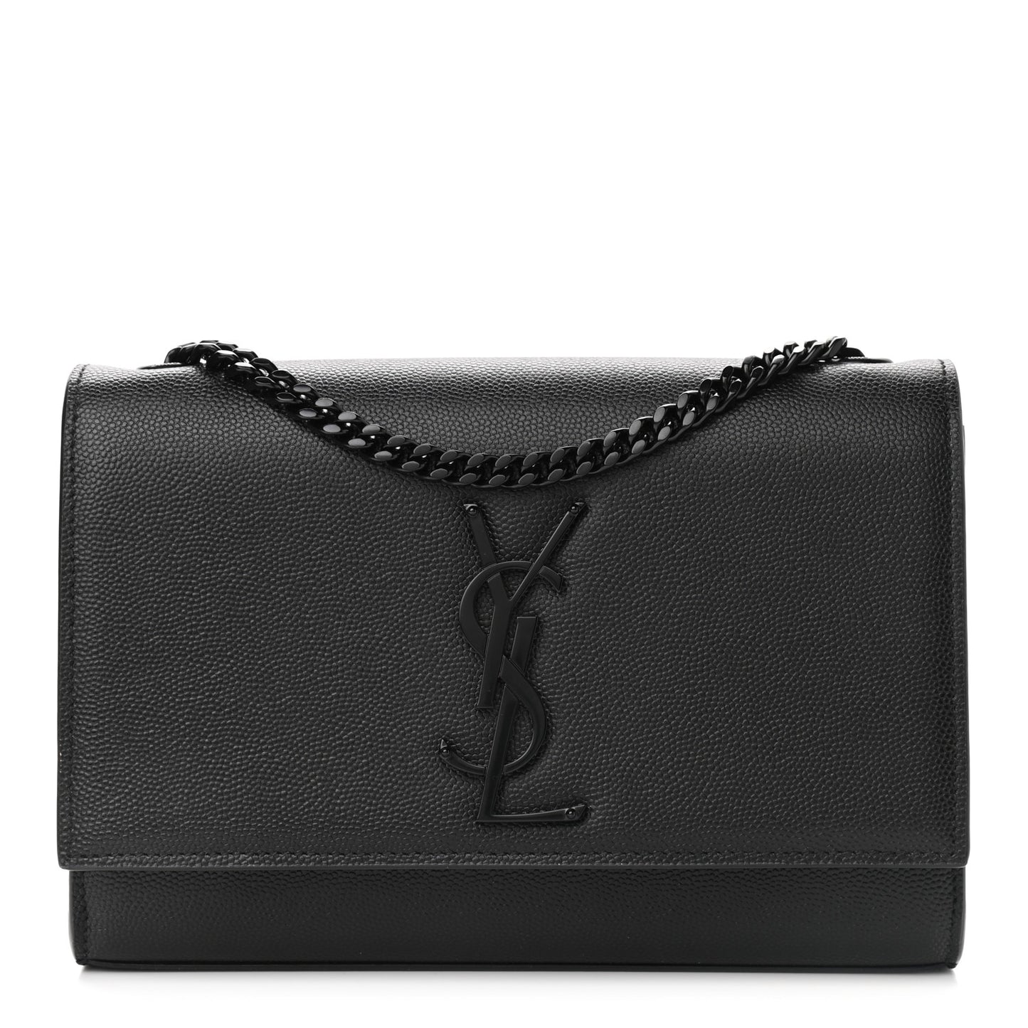 Grain De Poudre Small Monogram Kate Satchel Black