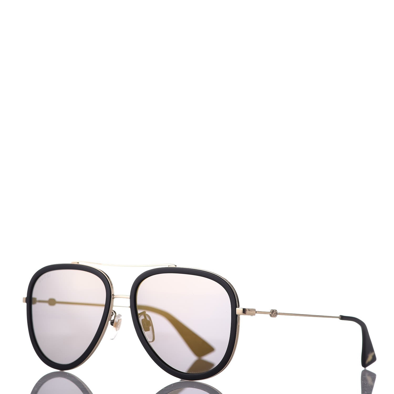 Gucci Web Aviator Sunglasses GG0062S Black 1 of 8