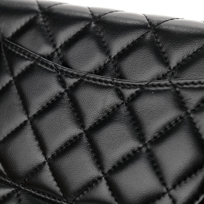 Chanel Lambskin Quilted Coco Clips Wallet On Chain WOC Black 12 of 15