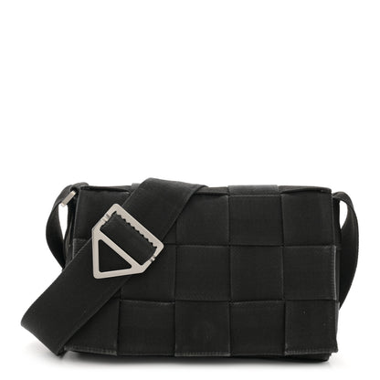 Bottega Veneta Webbing Maxi Intrecciato Cassette Bag Black 1 of 10
