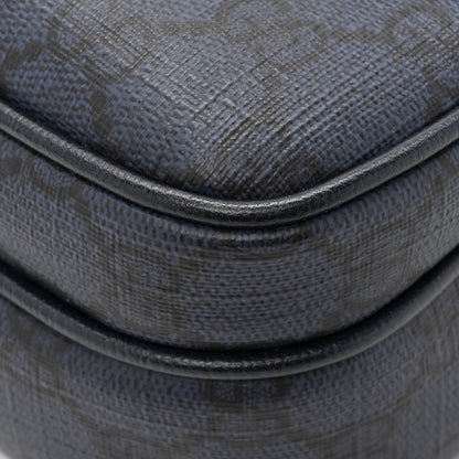 Gucci Tender GG Supreme Monogram Textured Dollar Calfskin Ophidia Small Crossbody Bag Dark Blue 11 of 11