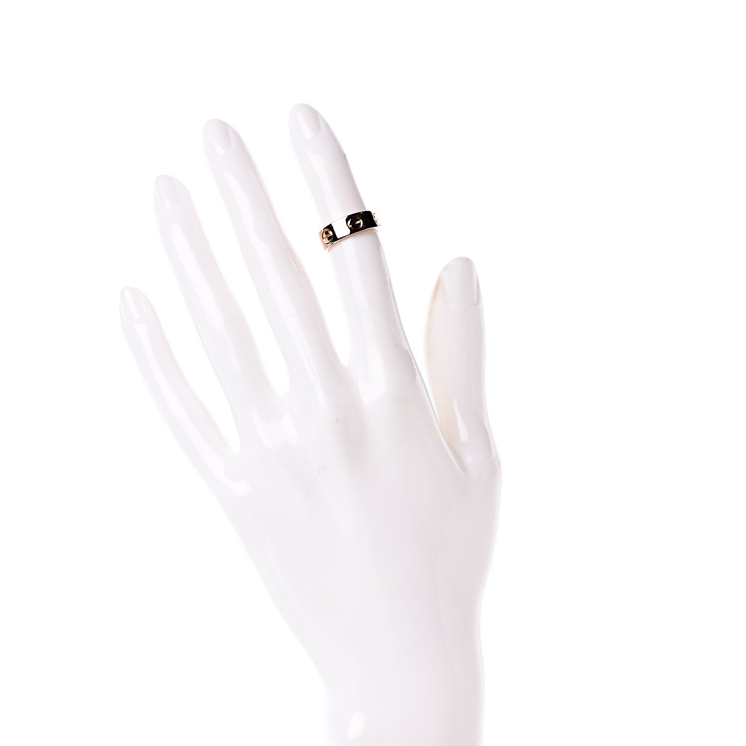 Cartier 18K Pink Gold 5.5mm LOVE Ring 45 3.25 2 of 5