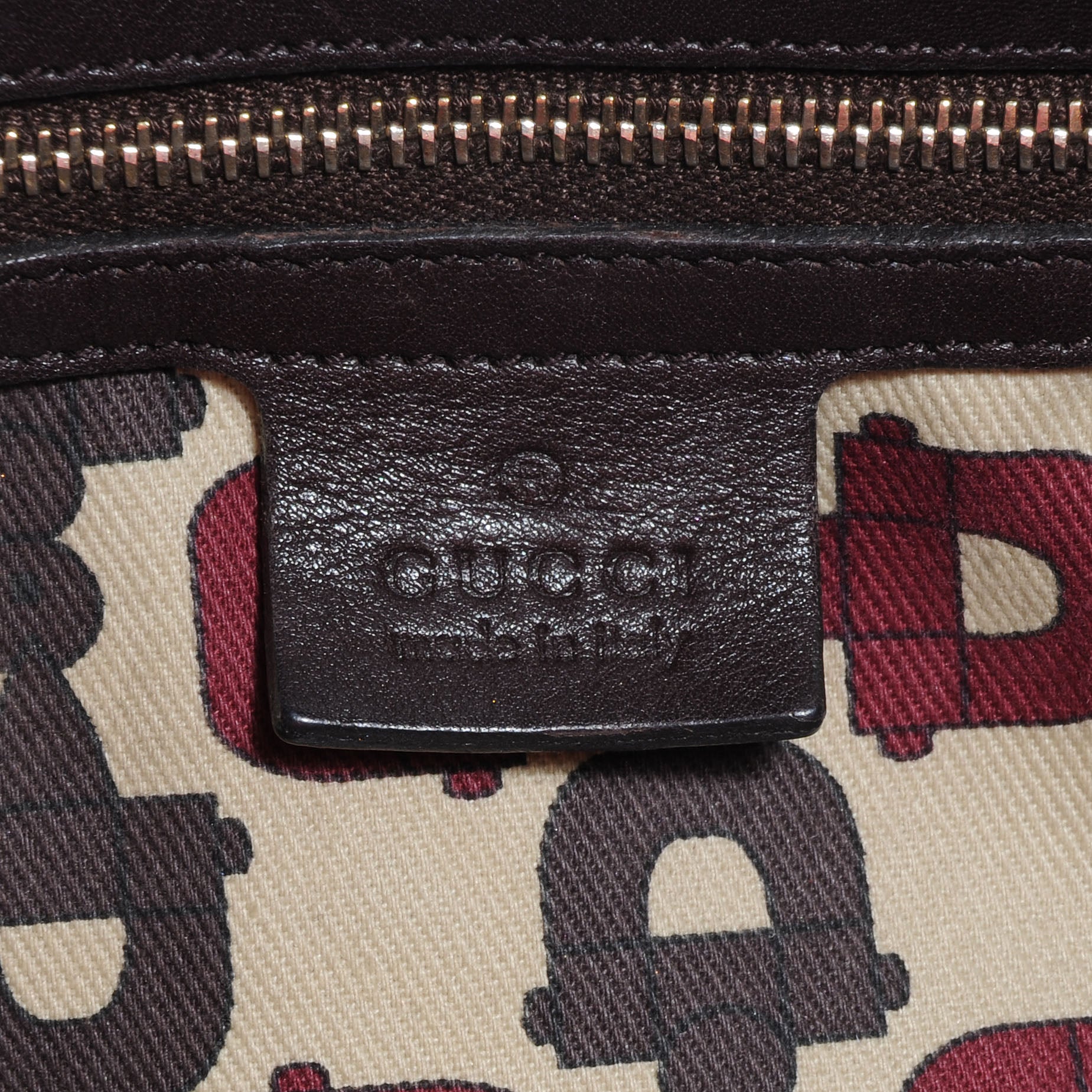 Gucci Guccissima Large Horsebit Chain Hobo Chocolate Brown 6 of 7