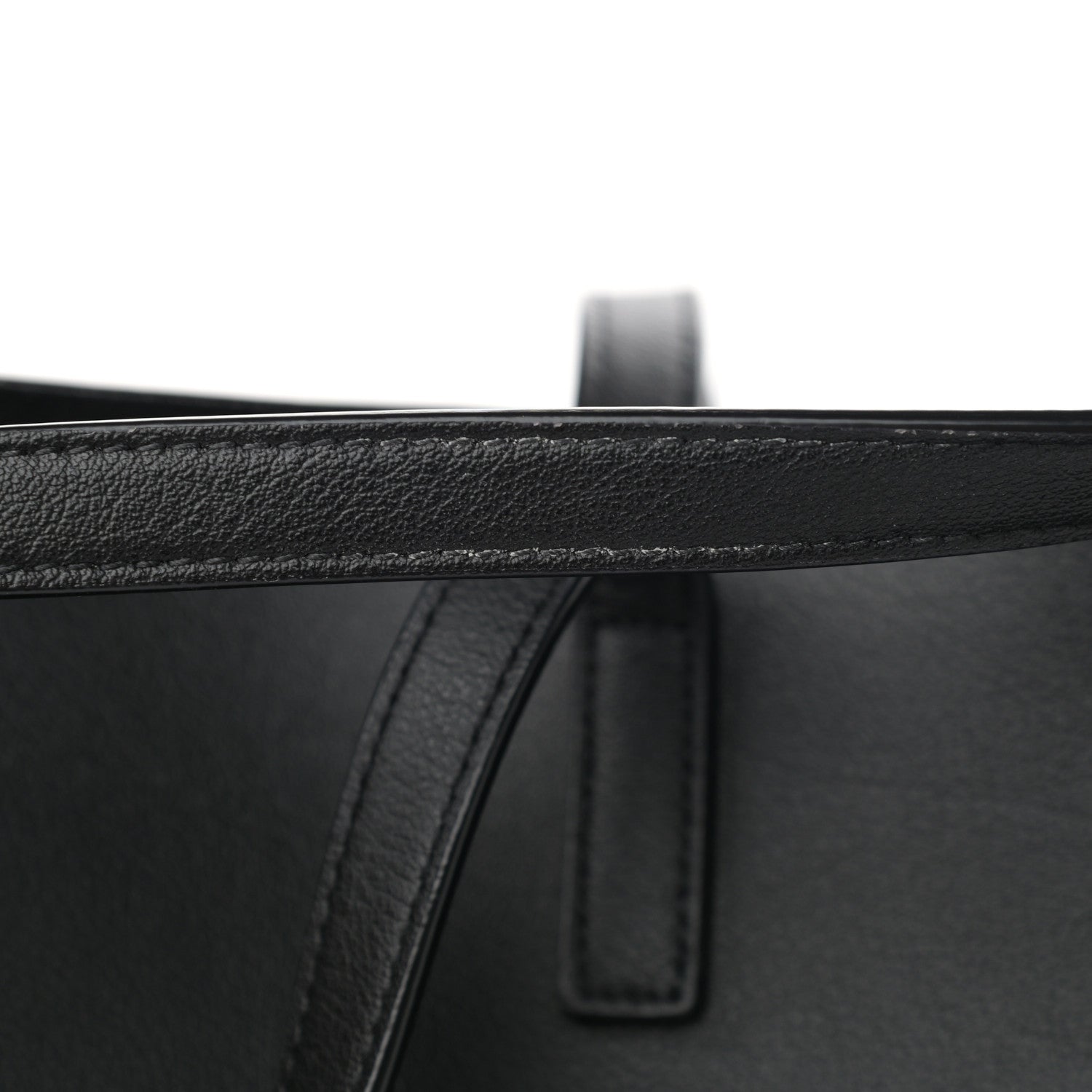 Saint Laurent Calfskin Large Shopping Tote Black 12 of 12