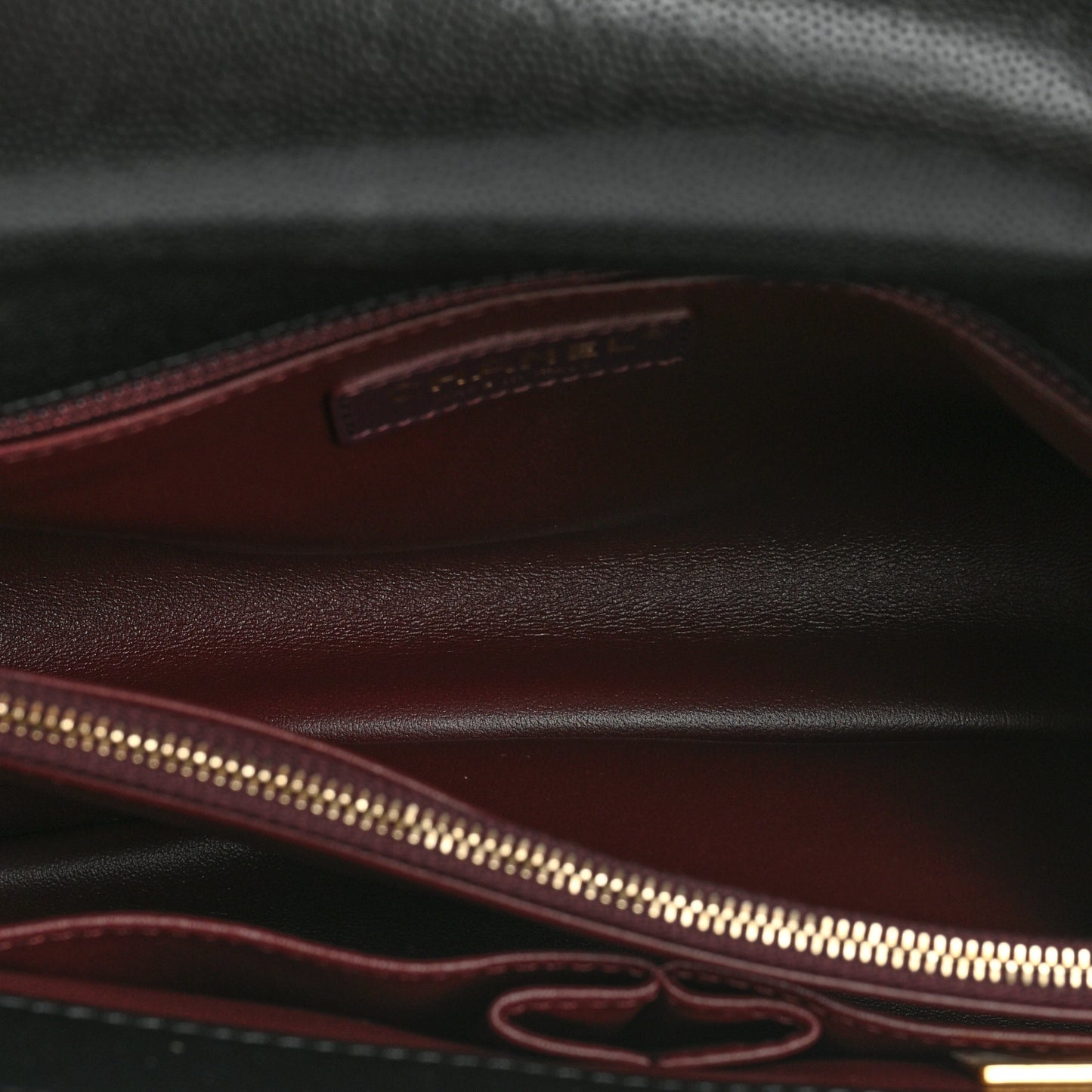 Caviar Quilted Small Coco Handle Flap Black