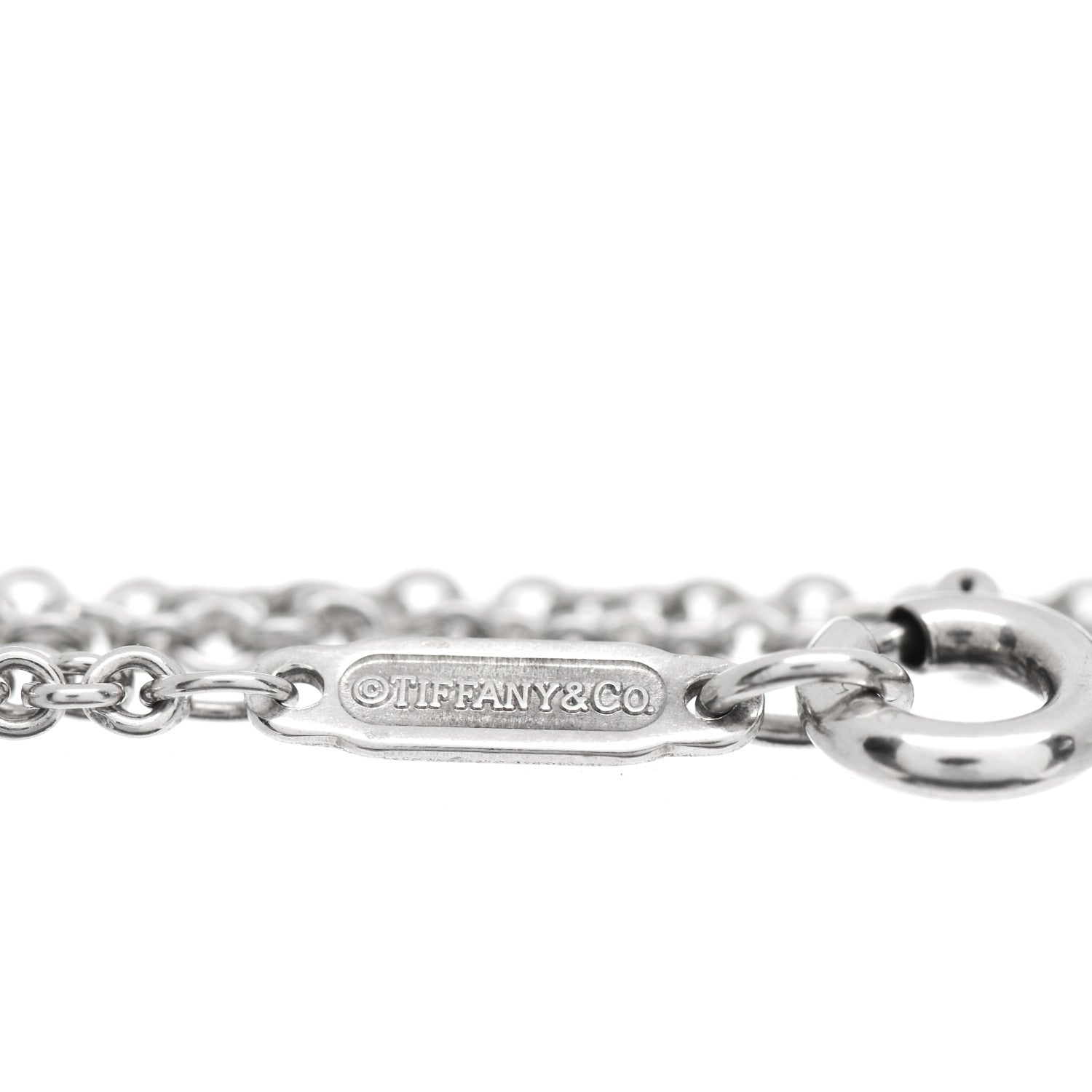 Tiffany Sterling Silver Infinity Double Chain Bracelet 4 of 4
