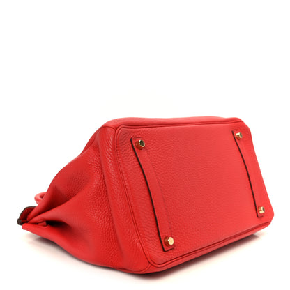 Hermes Togo BIRKIN 35 Geranium 4 of 12