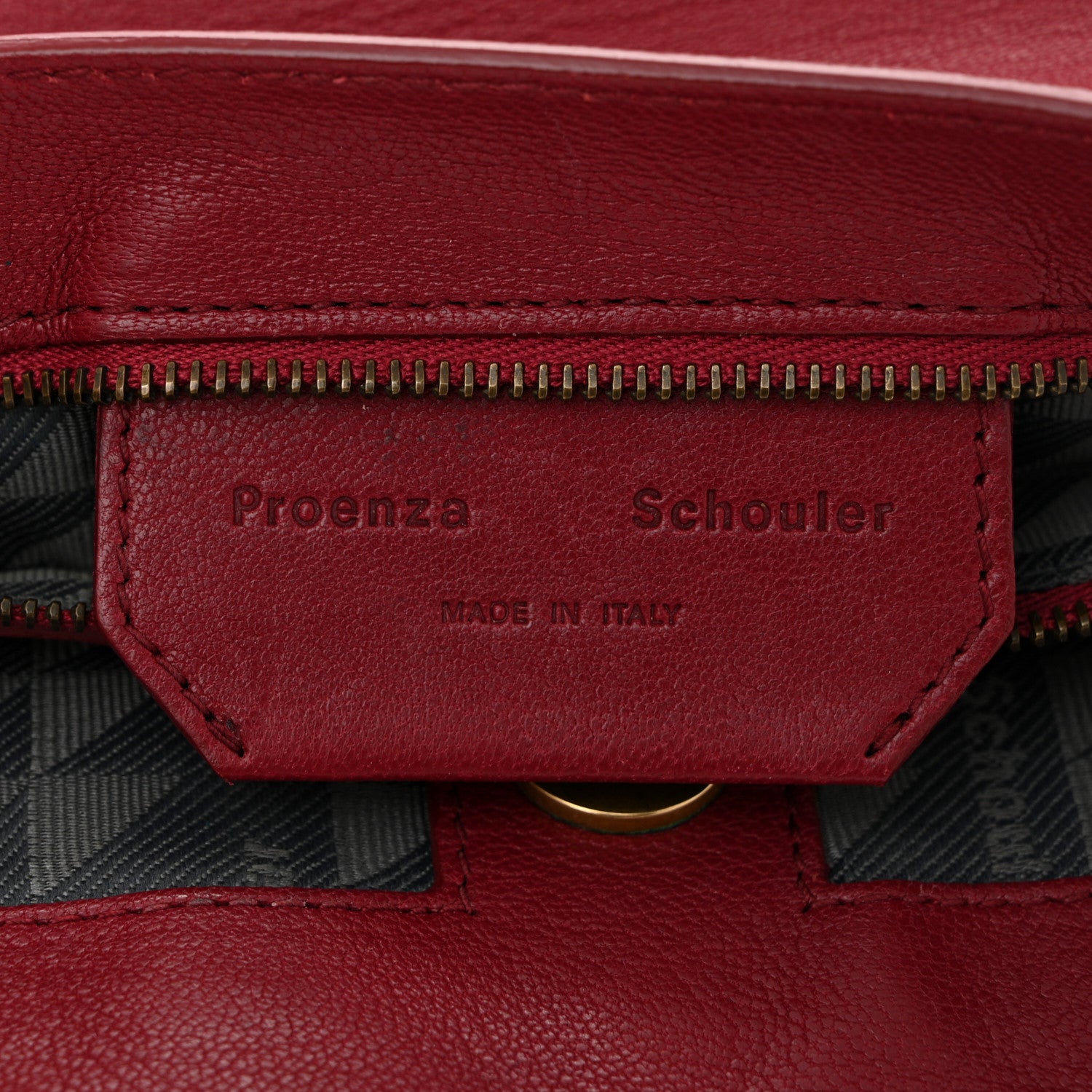 Proenza Schouler Lambskin Medium PS1 Satchel Raspberry 6 of 12