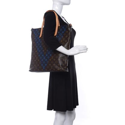Louis Vuitton Monogram V Cabas Jour Blue 2 of 11