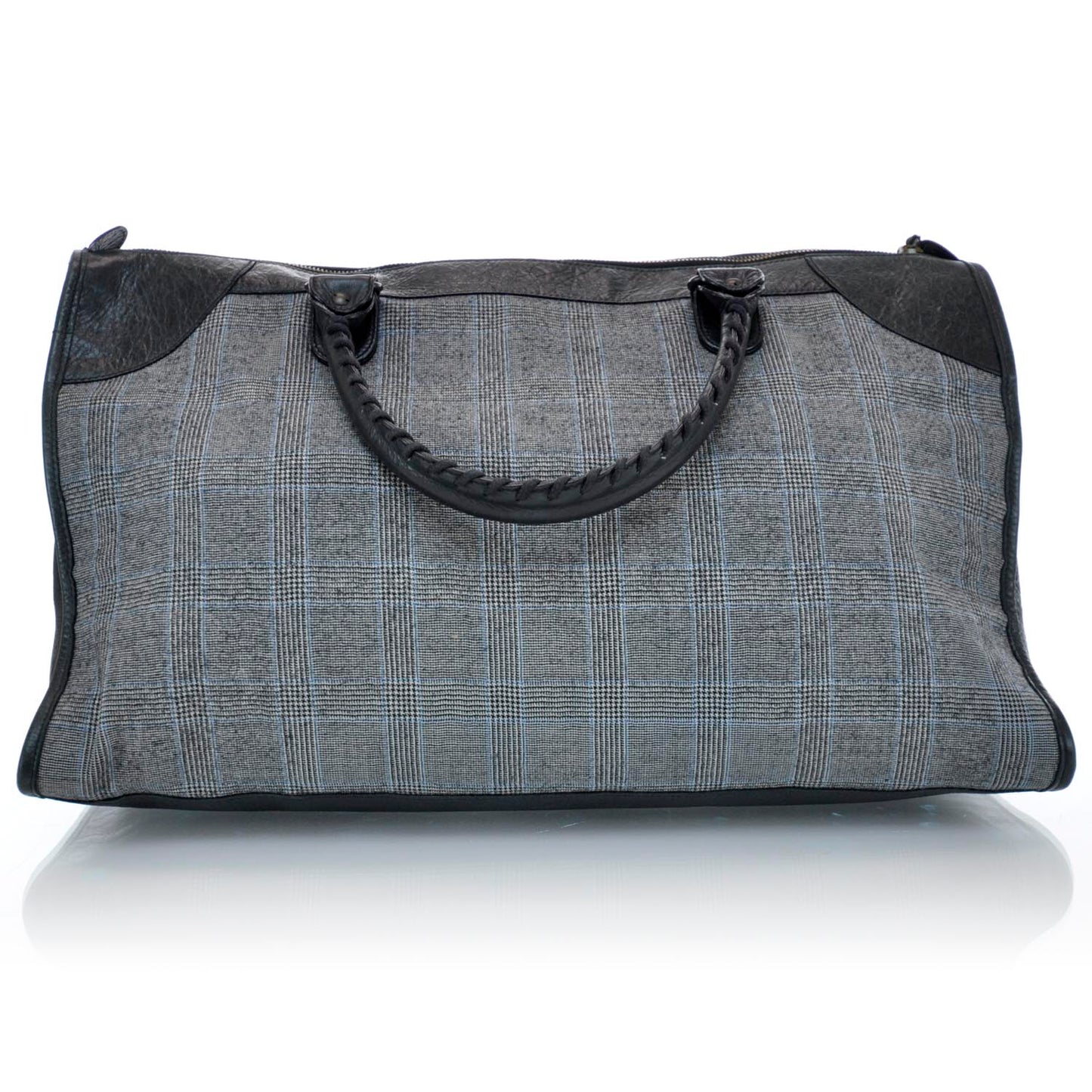 Chevre Wool Prince of Wales Check Weekender