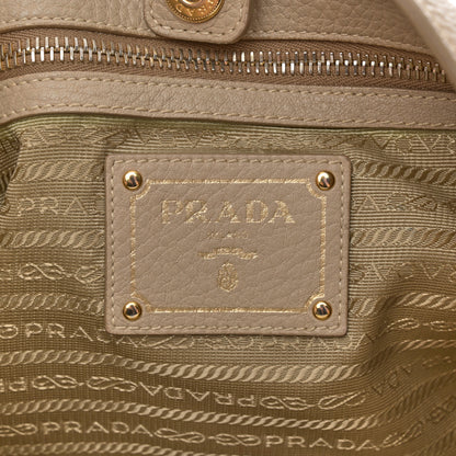 Prada Vitello Daino Shoulder Bag Sabbia 6 of 14