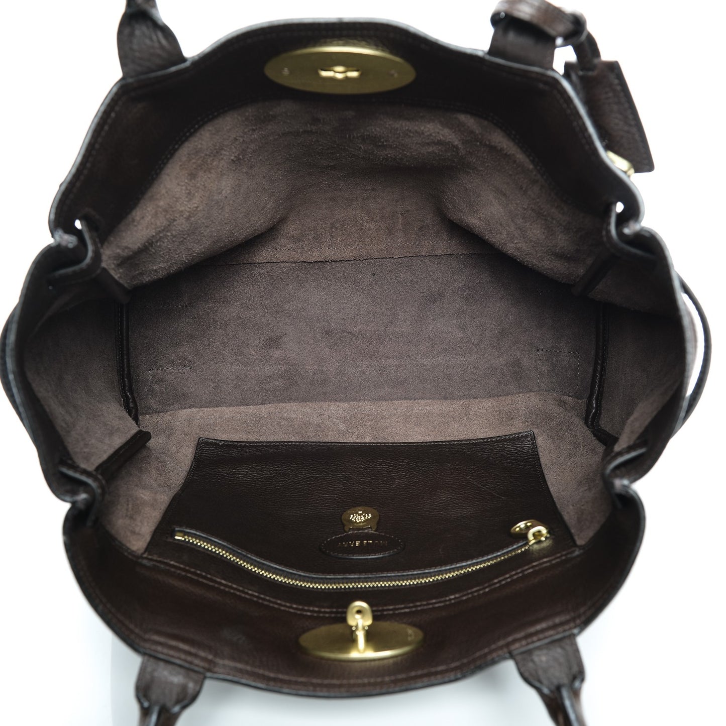 Natural Leather Bayswater Tote Chocolate