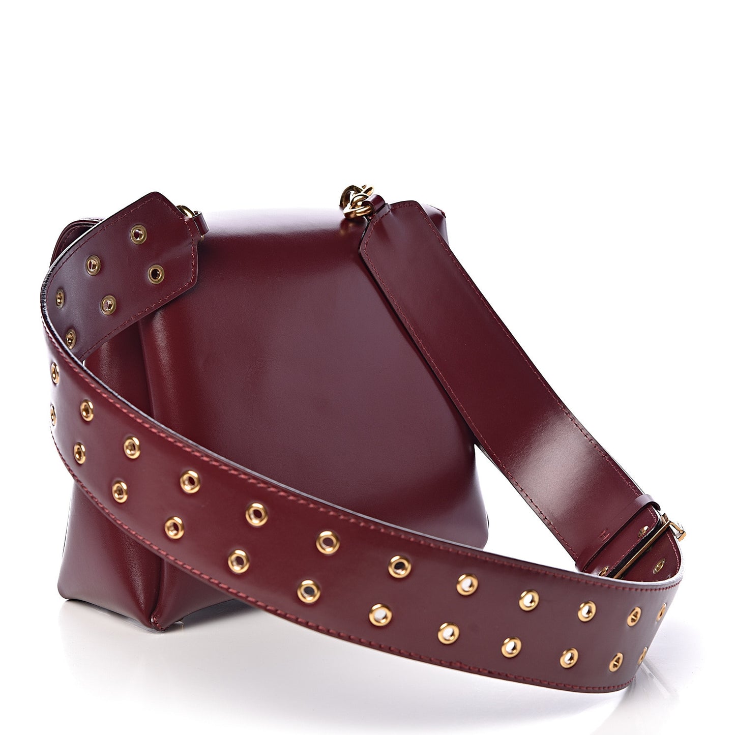 Calfskin St. Marc Shoulder Bag Burgundy