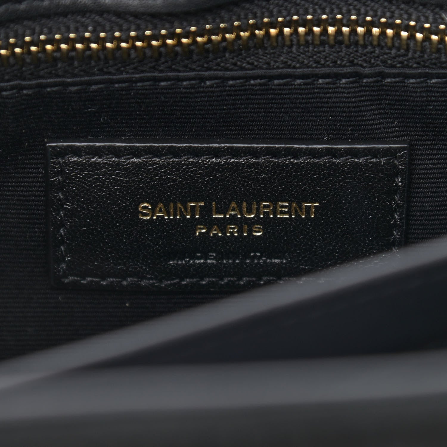 Saint Laurent Suede Y Quilted Monogram Toy Loulou Crossbody Bag Black 6 of 12