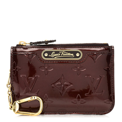 Louis Vuitton Vernis Key Pouch Griotte 1 of 6