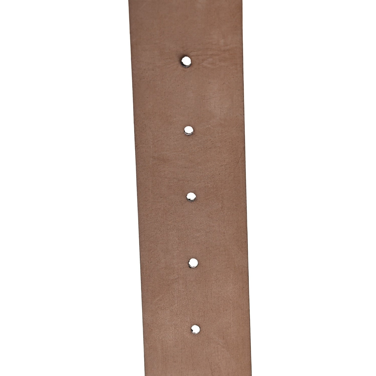 Gucci GG Supreme Monogram Niagara Lux Calfskin Interlocking G 40mm Belt 125 50 Beige Ebony Cocoa 4 of 6