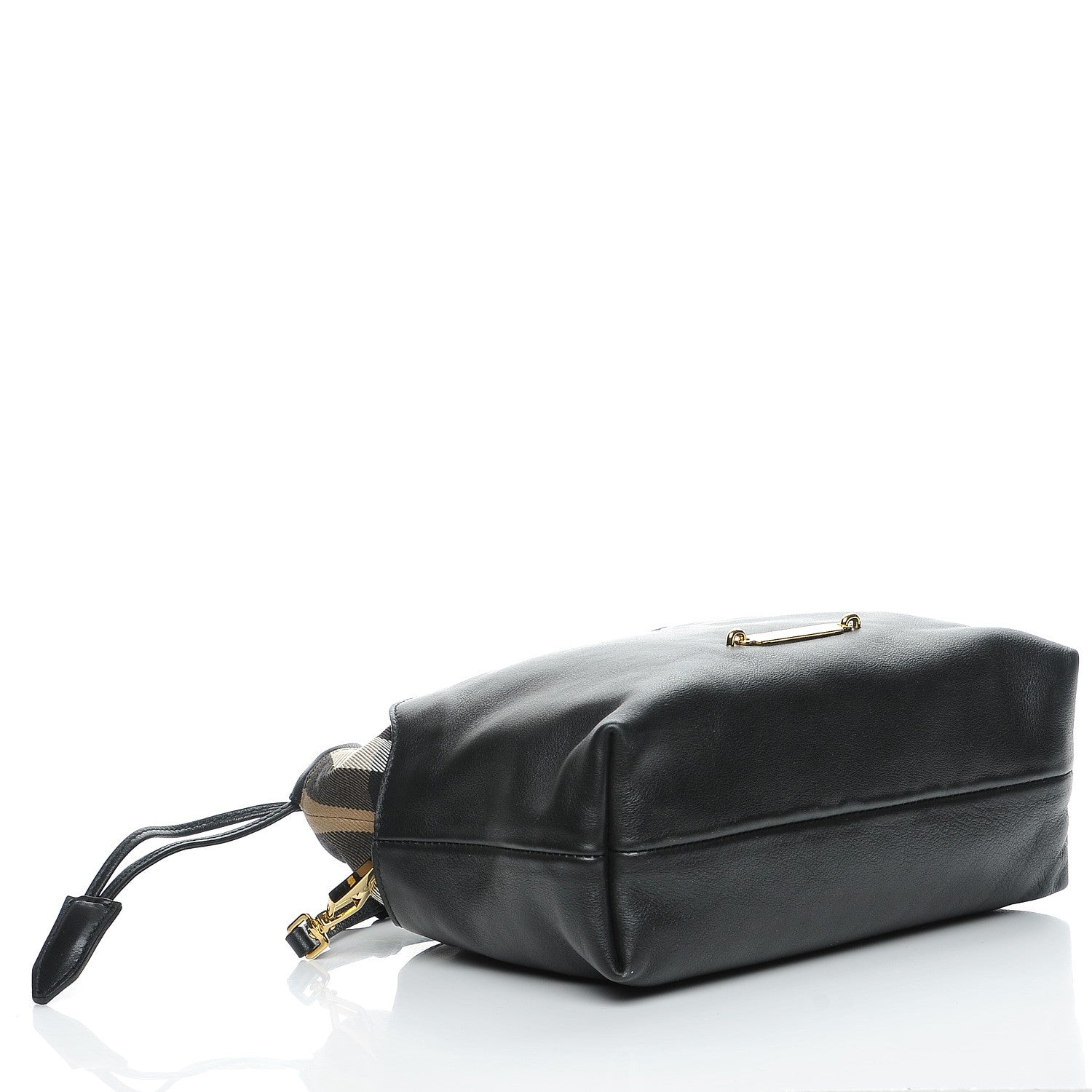 Burberry Calfskin House Check Little Crush Black 2 of 8