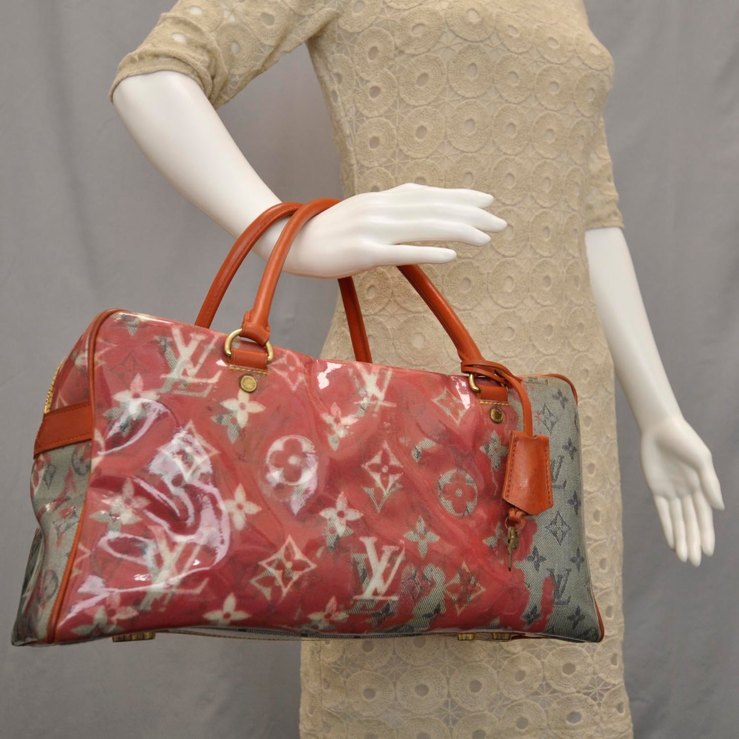 Monogram Pulp Defile Weekender PM Rose