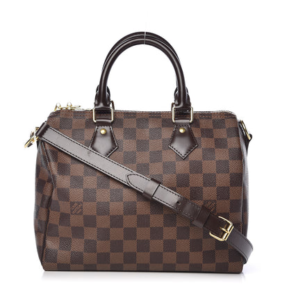 Louis Vuitton Damier Ebene Speedy Bandouliere 25 1 of 11