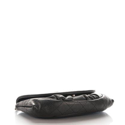 Chanel Caviar Half Moon Wallet On Chain WOC Black 4 of 9