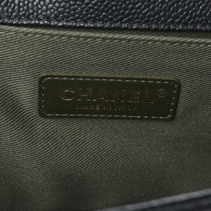 Chanel Caviar Quilted Medium Boy Flap Black 6 of 9