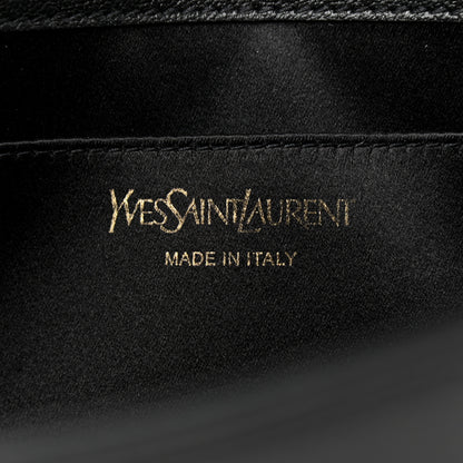 Saint Laurent Calfskin Monogram Large Belle De Jour Clutch Black 7 of 12