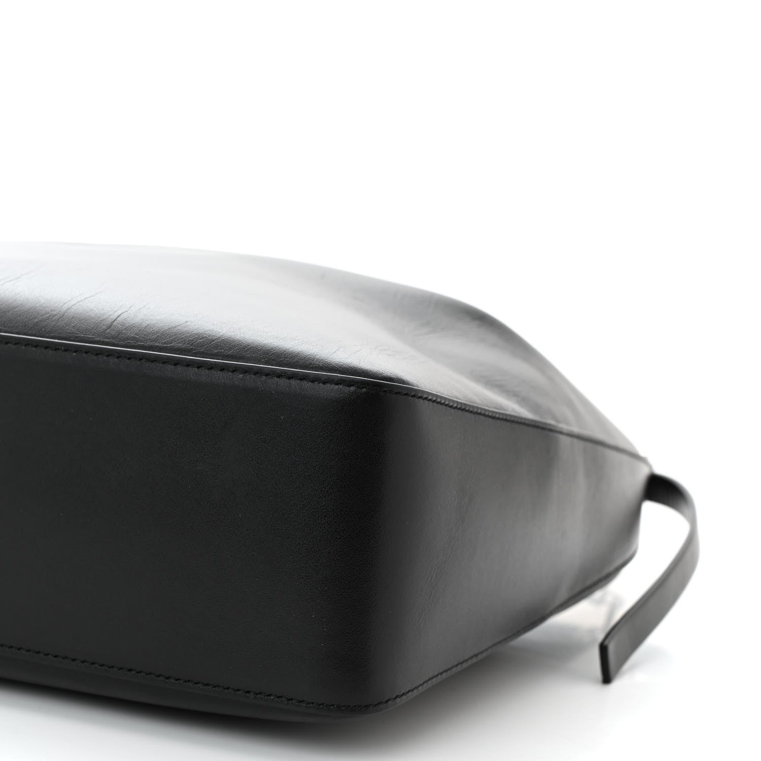 Givenchy Smooth Calfskin Medium Moon Cut Out Shoulder Bag Black 9 of 9