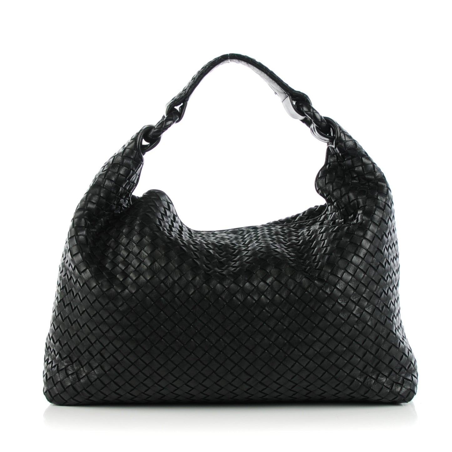 Nappa Intrecciato Sloane Hobo Dark Navy