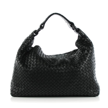 Bottega Veneta Nappa Intrecciato Sloane Hobo Dark Navy 1 of 8