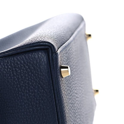 Hermes Togo Kelly Retourne 28 Bleu Nuit 10 of 39