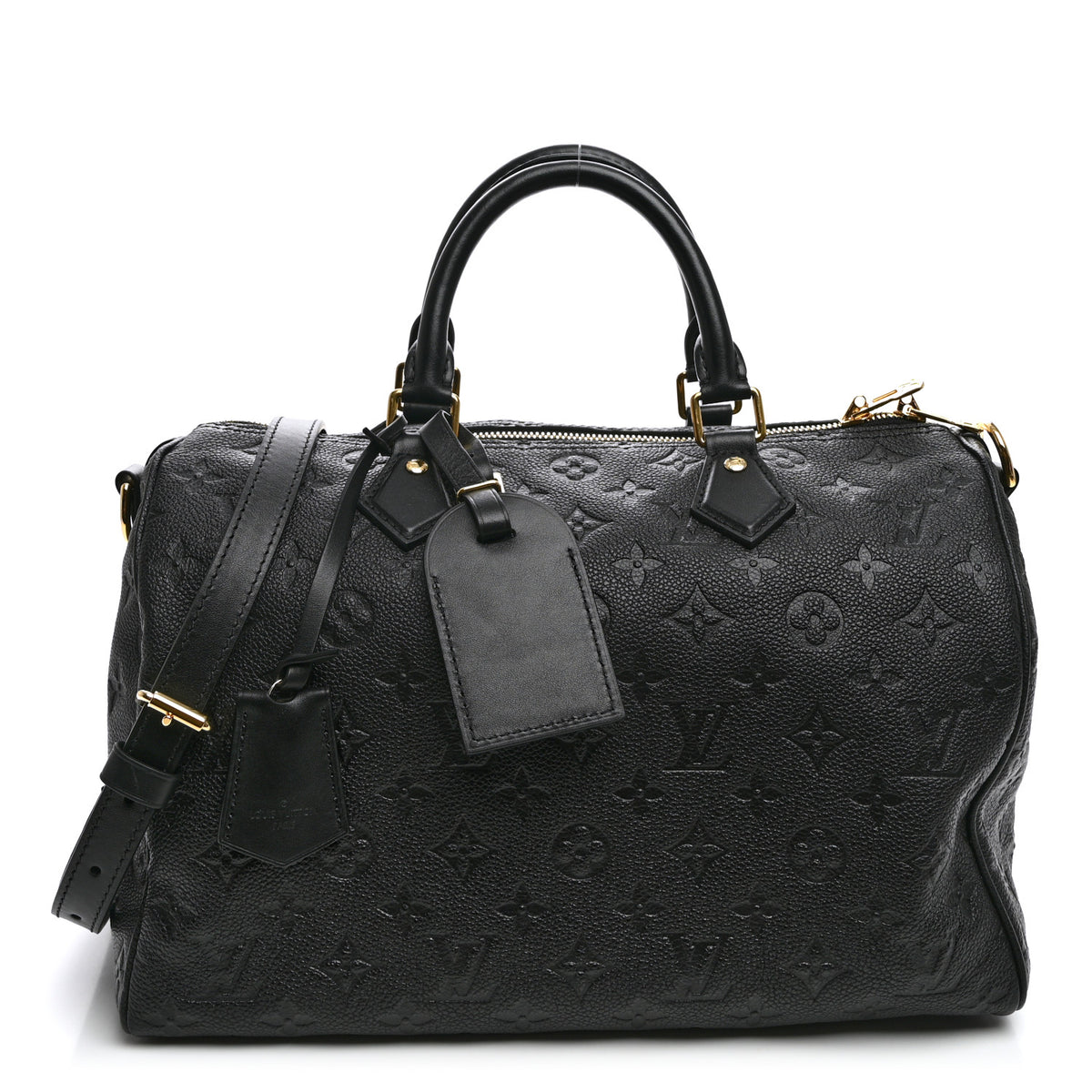 Louis Vuitton Empreinte Monogram Speedy Soft 30 Black 2 of 17