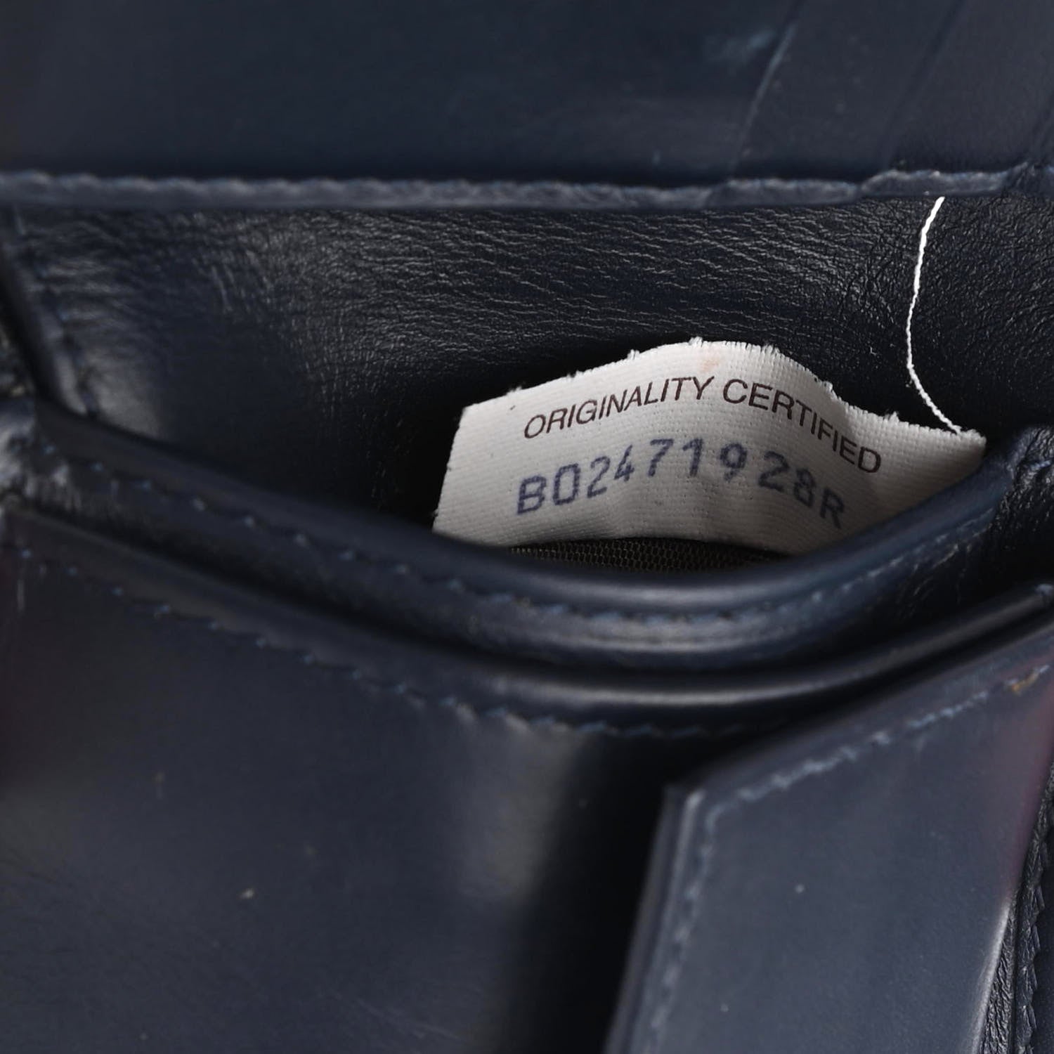 Bottega Veneta Nappa Intrecciato Bi-Fold Wallet Blue 8 of 9