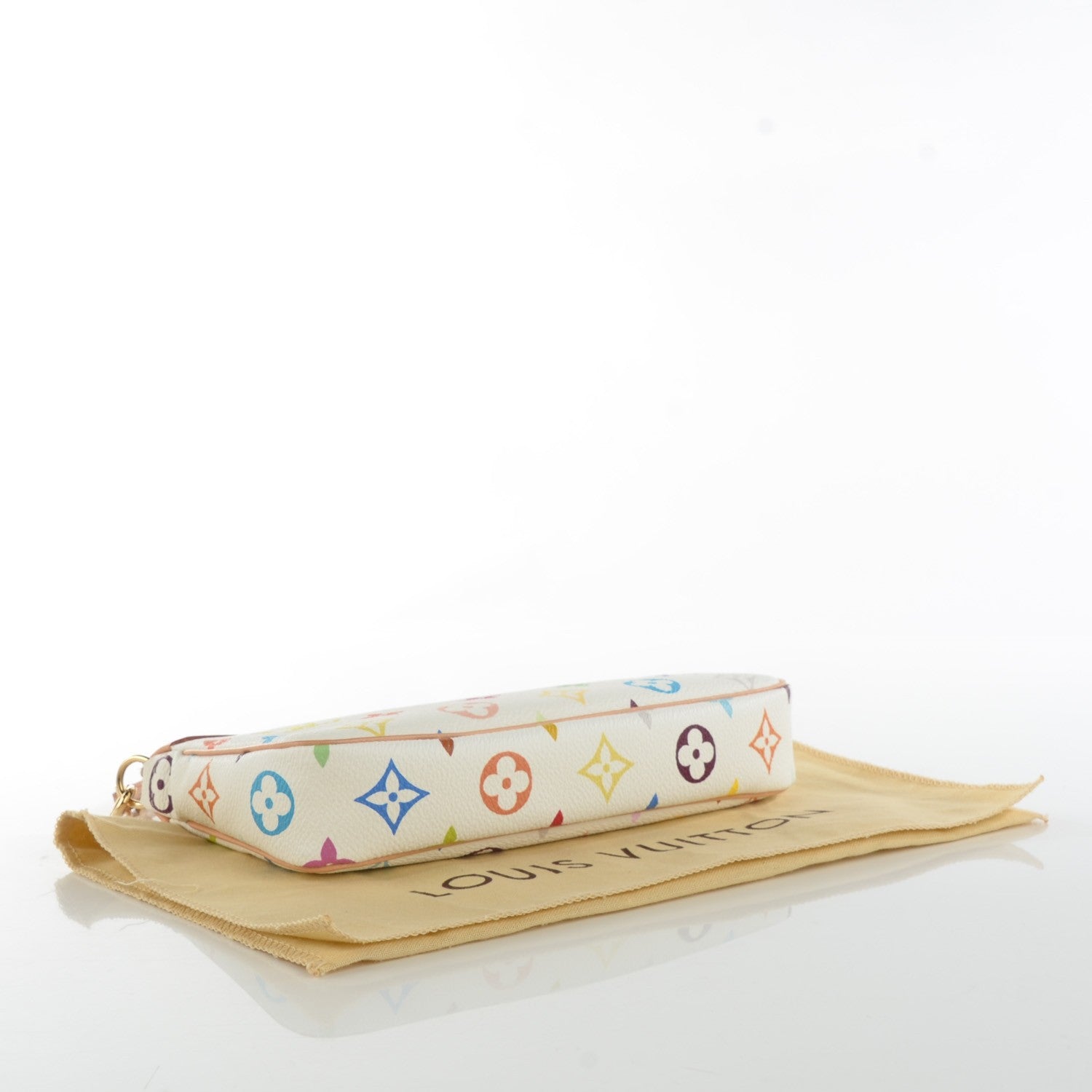 Louis Vuitton Monogram Multicolor Pochette Accessories White 4 of 8