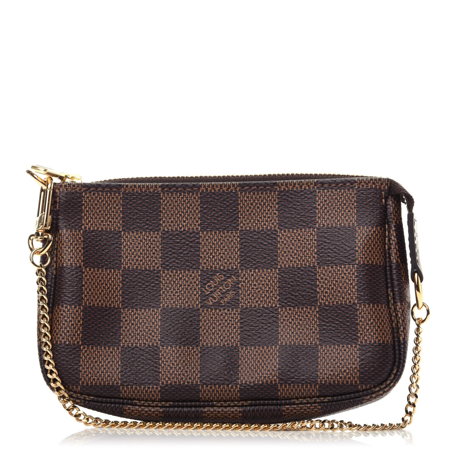 Louis Vuitton Damier Ebene Mini Pochette Accessories 1 of 9