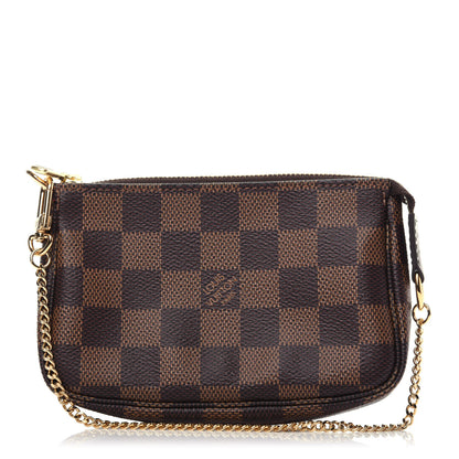 Louis Vuitton Damier Ebene Mini Pochette Accessories 1 of 9