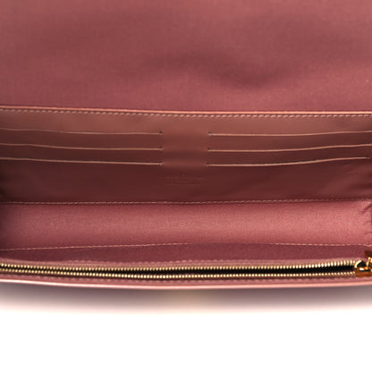 Louis Vuitton Vernis Rossmore MM Rose Velours 5 of 8